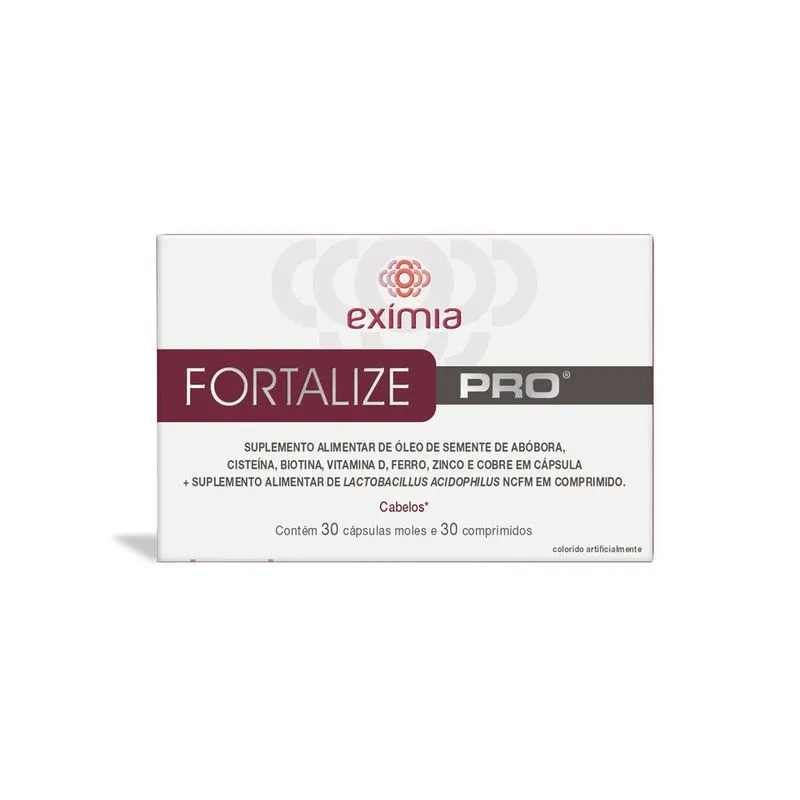 Exímia Fortalize Pro 30 Cápsulas + 30 Comprimidos - Imagem 1